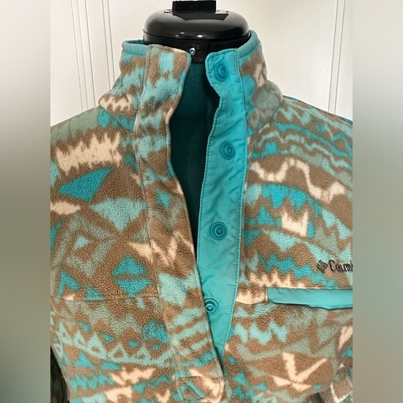 Columbia sportswear button up quarter-zip women’s medium - Picture 5 of 11